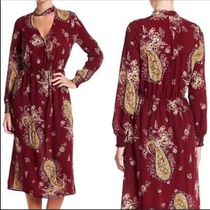 HP Love Fire Gigi Woven Midi Dress